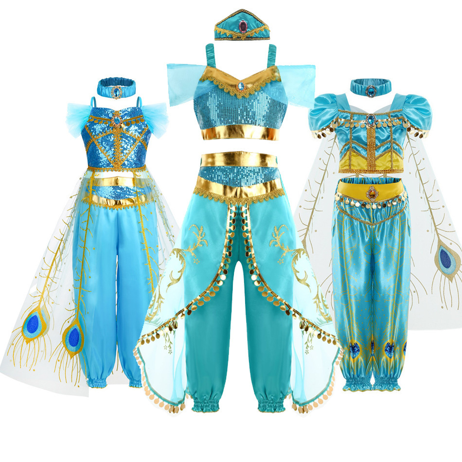 Women Formal Wear Outfits - Jasmine Princess Dress Aladdin's Lamp Princess