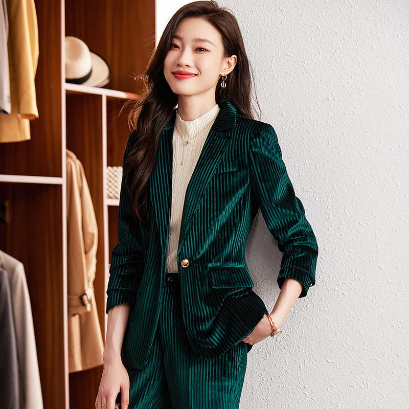 Women's velvet blazer for autu - High End Women'S Formal Wear reseña y precio