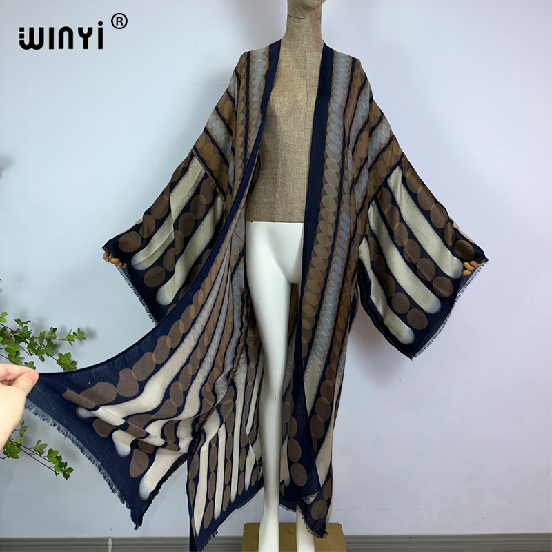WINYI kimono summer geometric  - Young Women'S Formal Wear reseña y precio