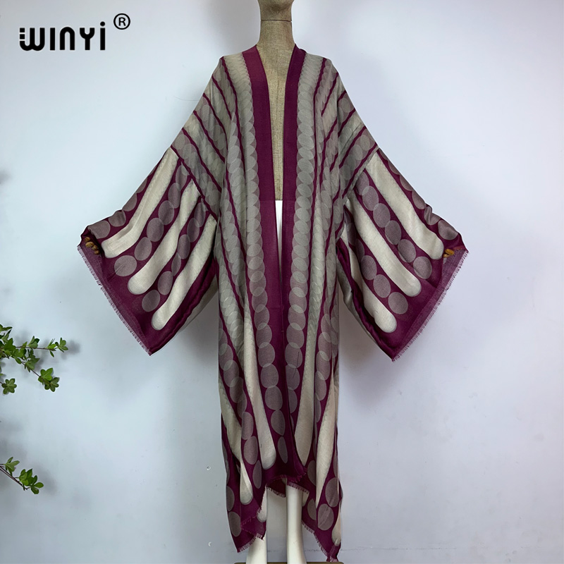 WINYI kimono summer geometric  - Young Women'S Formal Wear reseña y precio