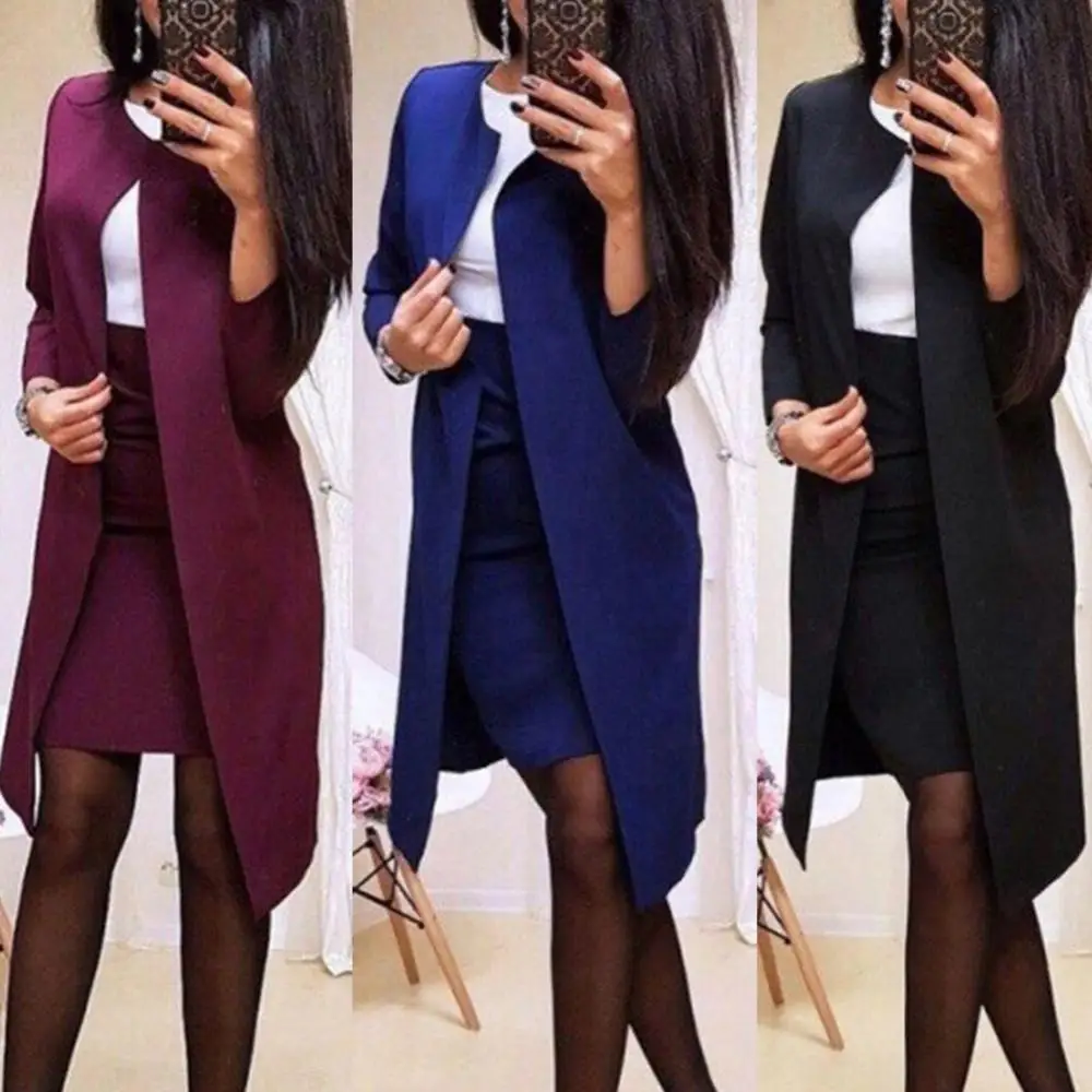 BWQ Women's Skirt Suits Blazer - Women Formal Wear Trousers reseña y precio