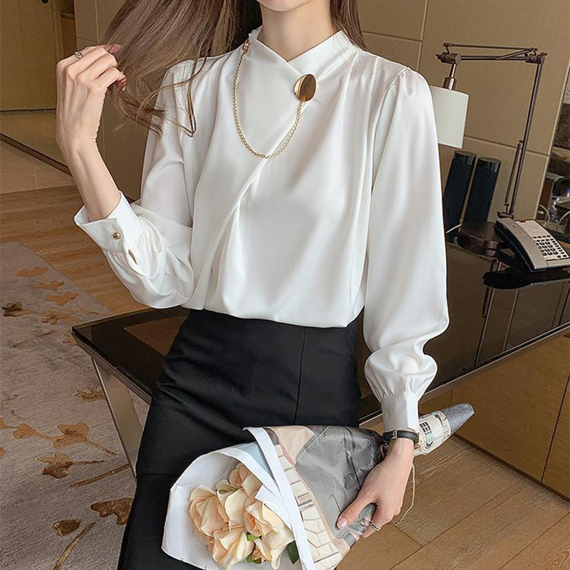 Solid Color Elegant Long Sleev - Women Formal Wear Winter reseña y precio