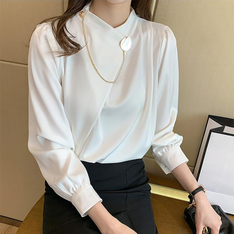 Solid Color Elegant Long Sleev - Women Formal Wear Winter reseña y precio