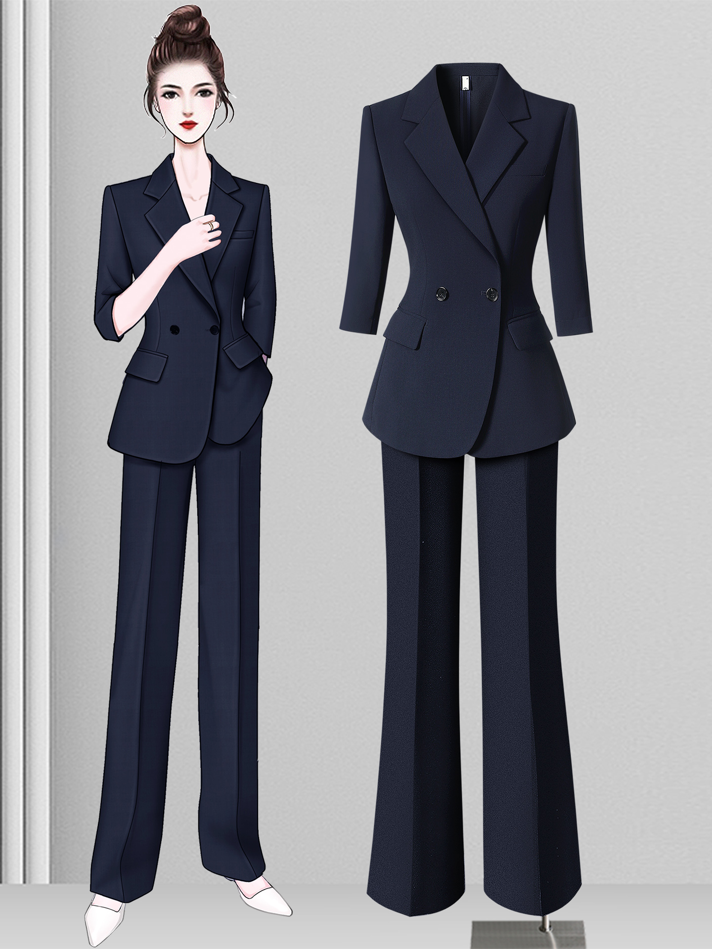 Professional Thin Seven-Quarte - Women Formal Wear Store reseña y precio