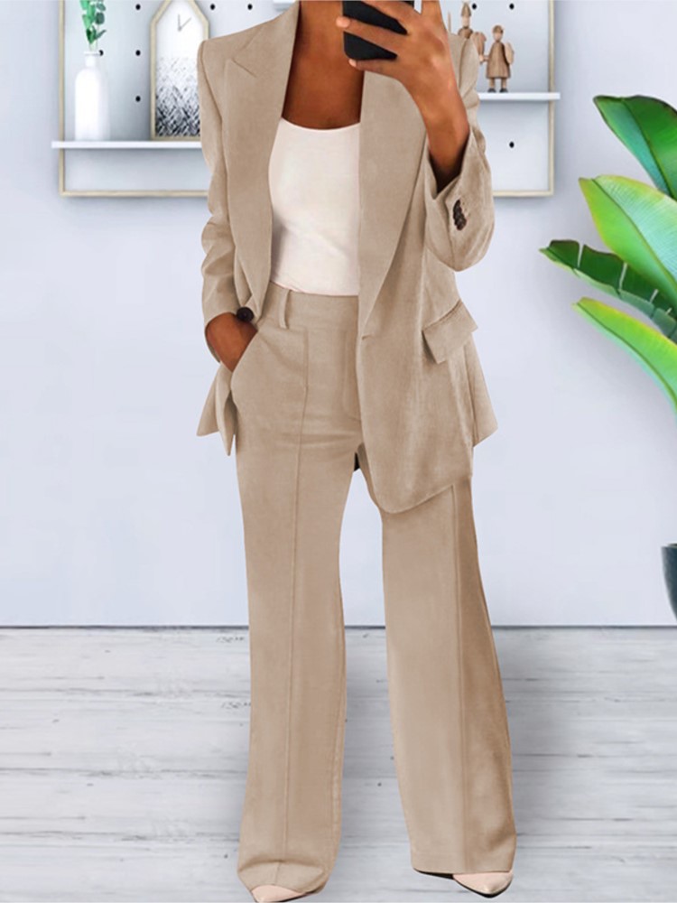 Autumn Fashion New Women's 2PC - Women Formal Wear Trousers reseña y precio
