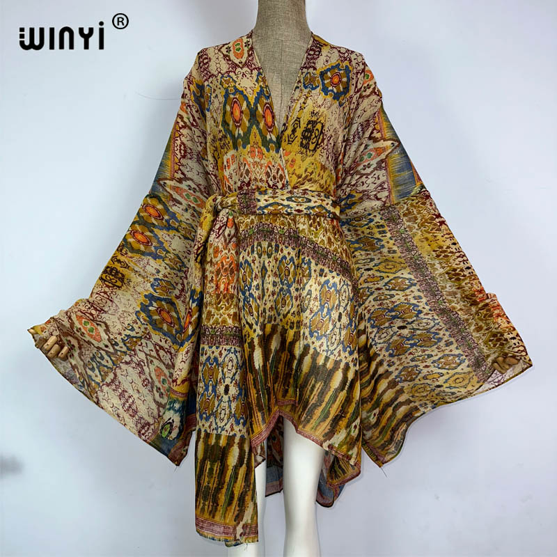 WINYI kimono with belt summer  - Young Women'S Formal Wear reseña y precio