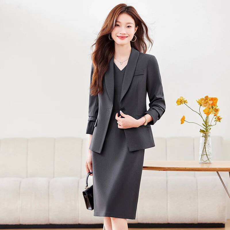 High Quality Fabric Women Busi - Women Formal Wear Winter reseña y precio