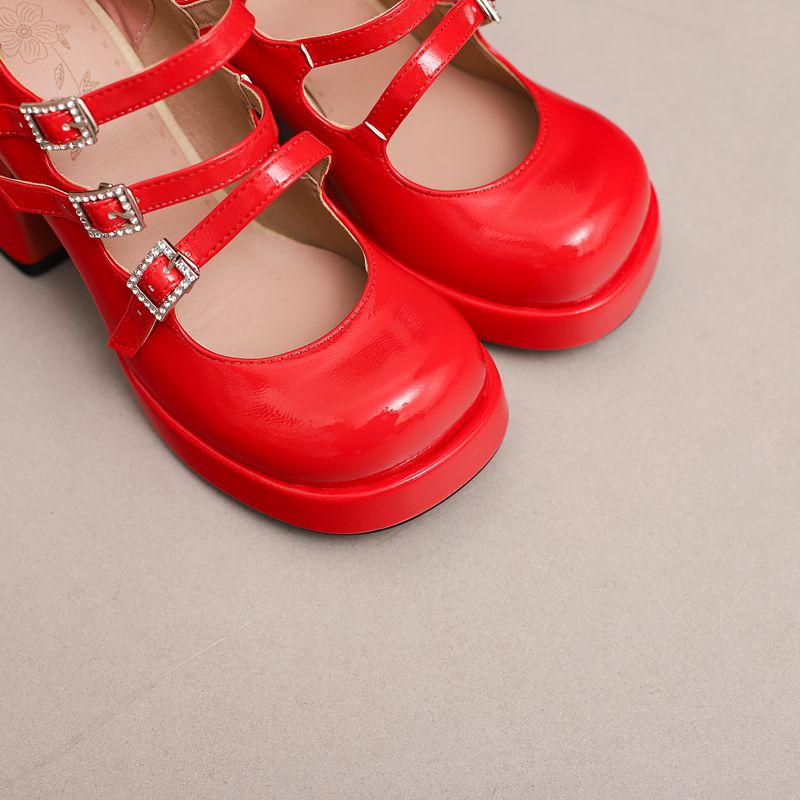 SIMLOVEYO Brand Women Pump Rou - Pump Heel Block reseña y precio