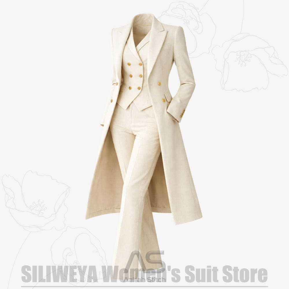 Women's Suit 3 Piece Double Br - Women Formal Wear Outfits reseña y precio