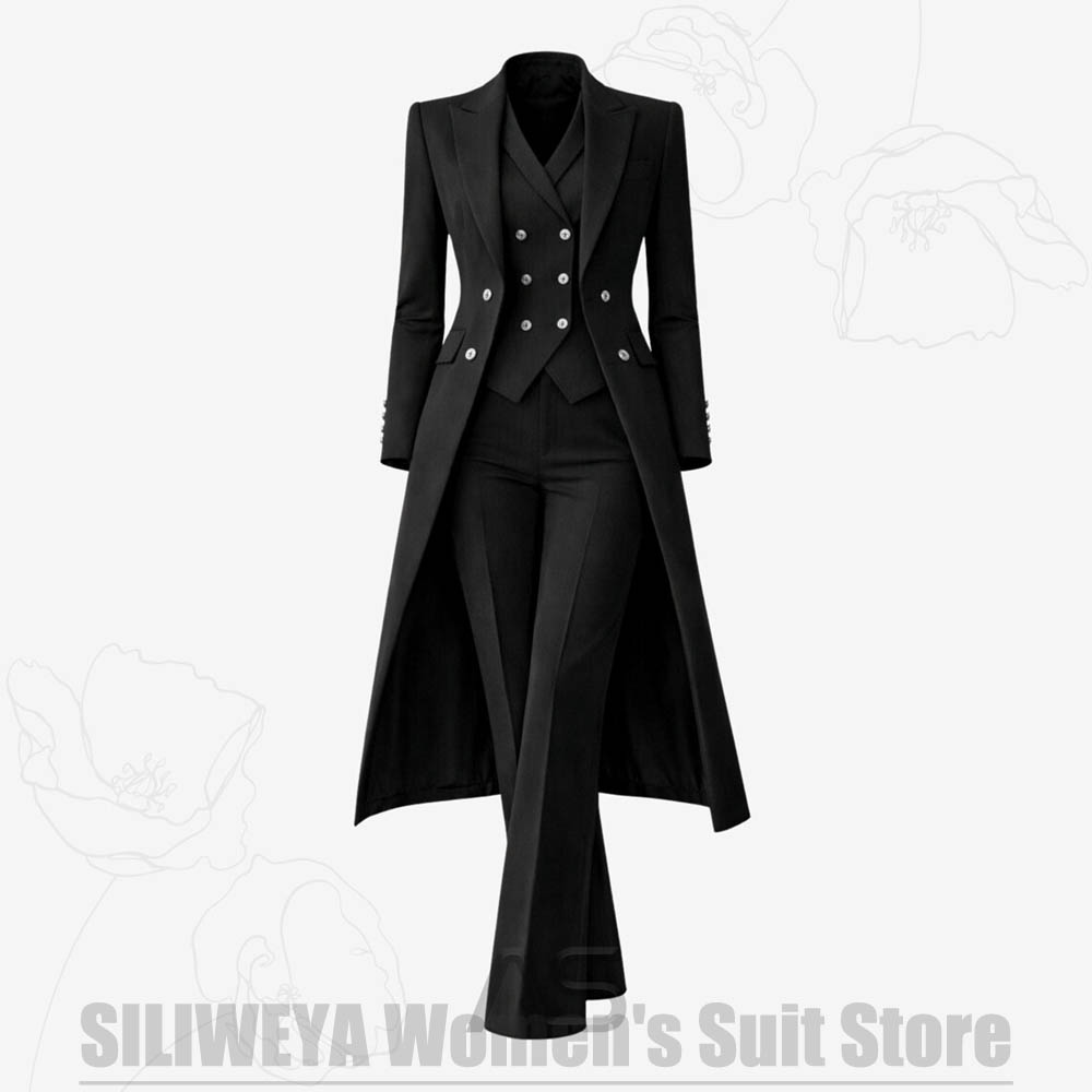 Women's Suit 3 Piece Double Br - Women Formal Wear Outfits reseña y precio