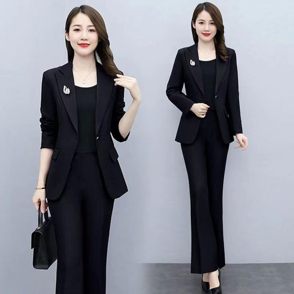 2 Pcs/Set Lady Formal Coat Pan - Women Formal Wear Trousers reseña y precio