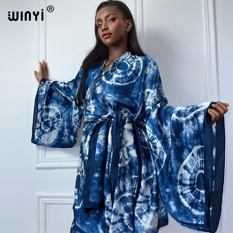 WINYI print kimono with belt a - Young Women'S Formal Wear reseña y precio