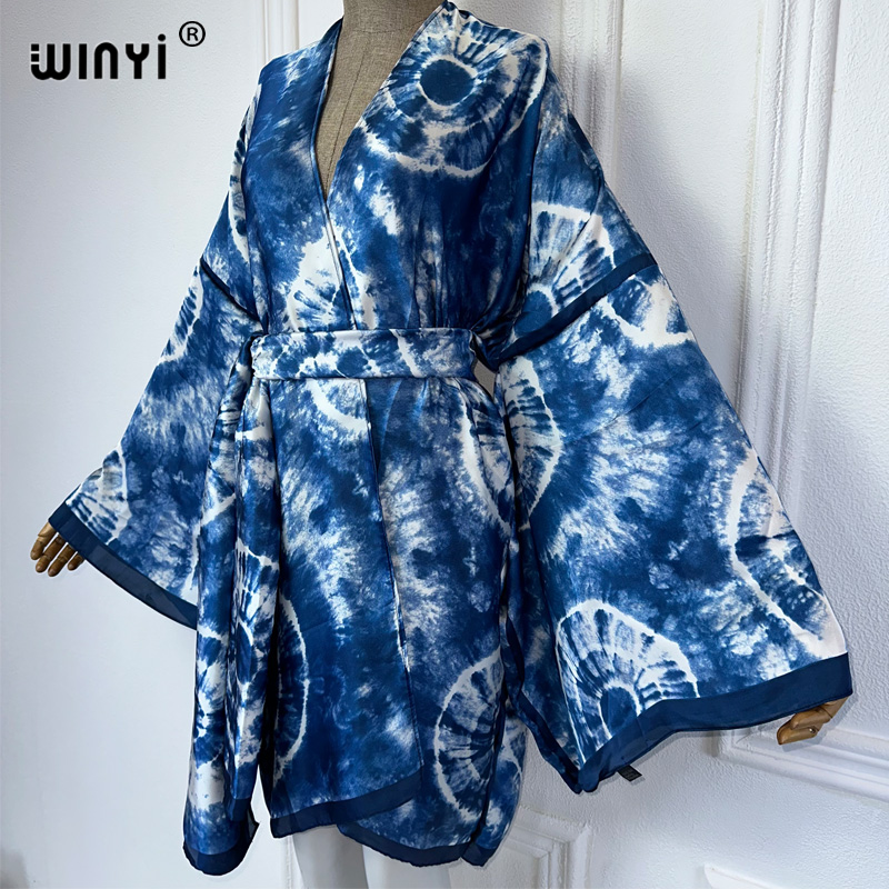 WINYI print kimono with belt a - Young Women'S Formal Wear reseña y precio